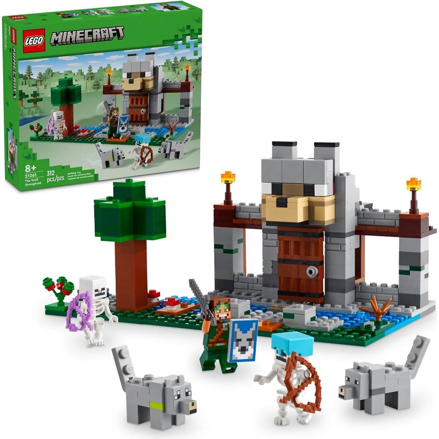 LEGO® 21261 The Wolf Stronghold - Minecraft®