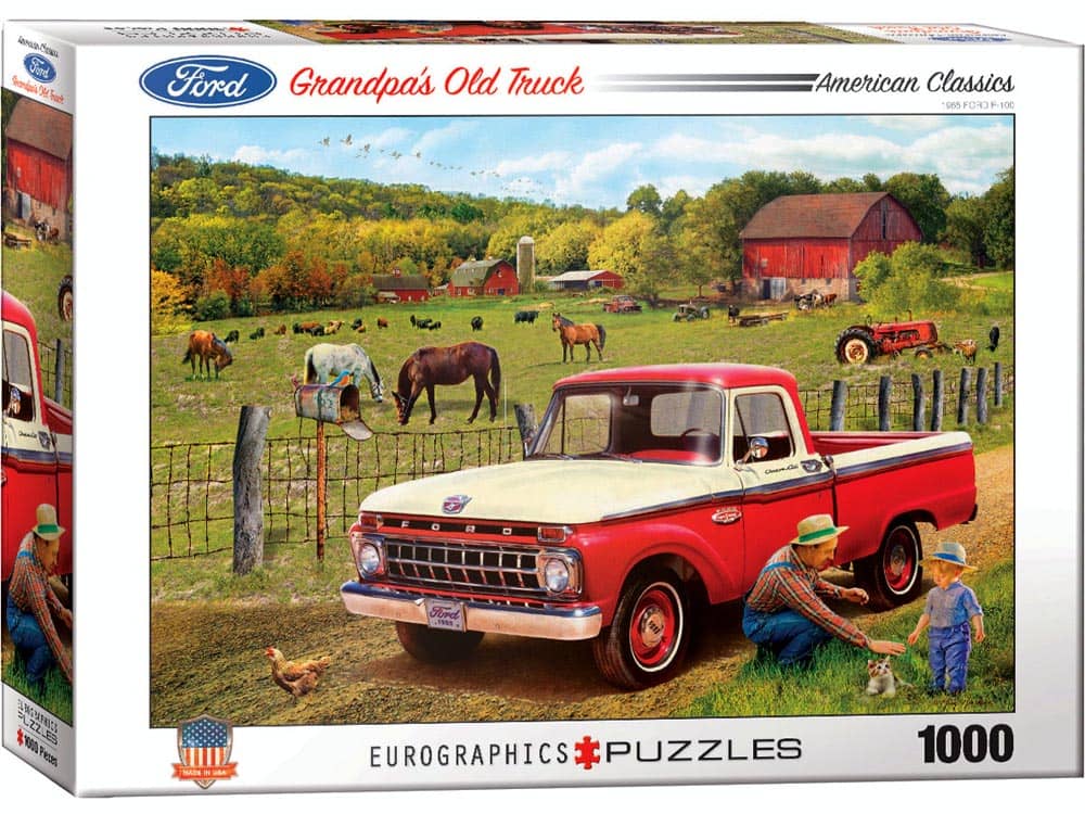 EuroGraphics - Grandpa's Old Ford Truck 1000 Piece Jigsaw Puzzle