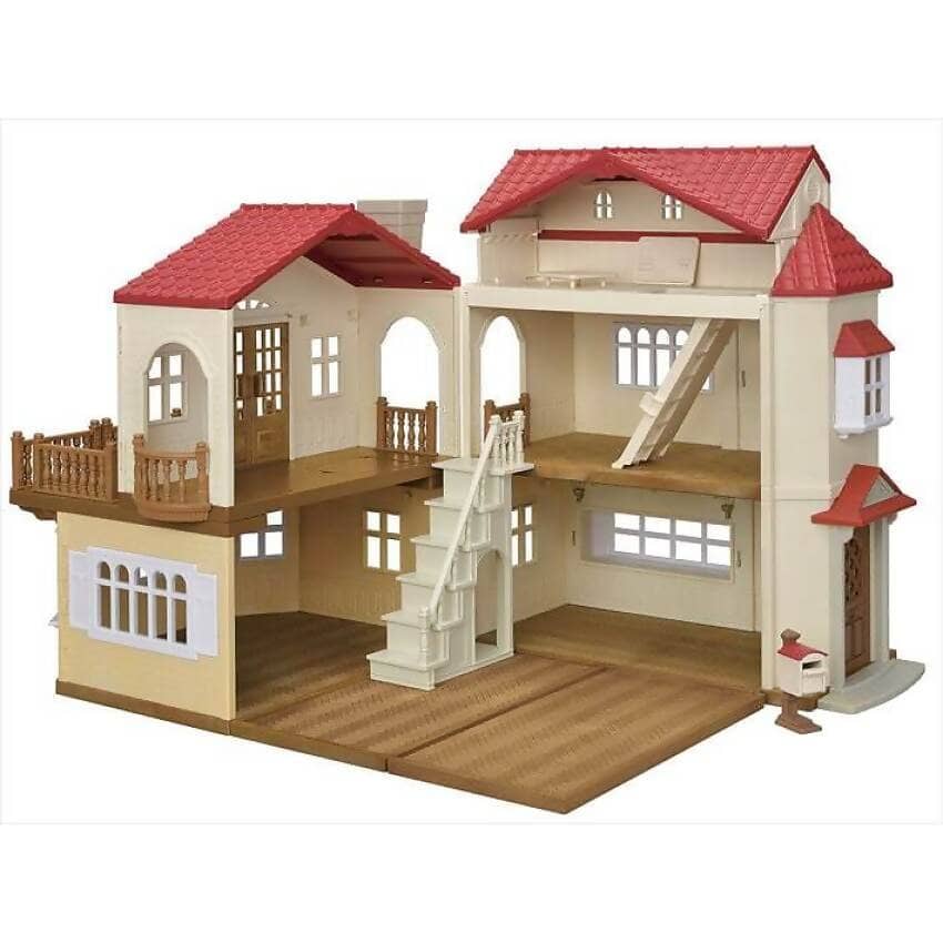 Sylvanian Families - Red Roof Country Home Secret Attic Playroom Figurine Playset