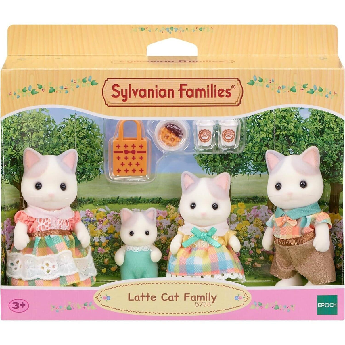 Sylvanian Families - Latte Cat Family Playset
