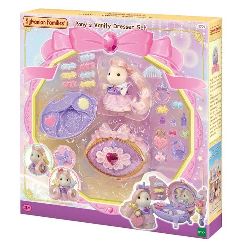 Sylvanian Families - Pony's Vanity Dresser Playset Animal Doll Playset