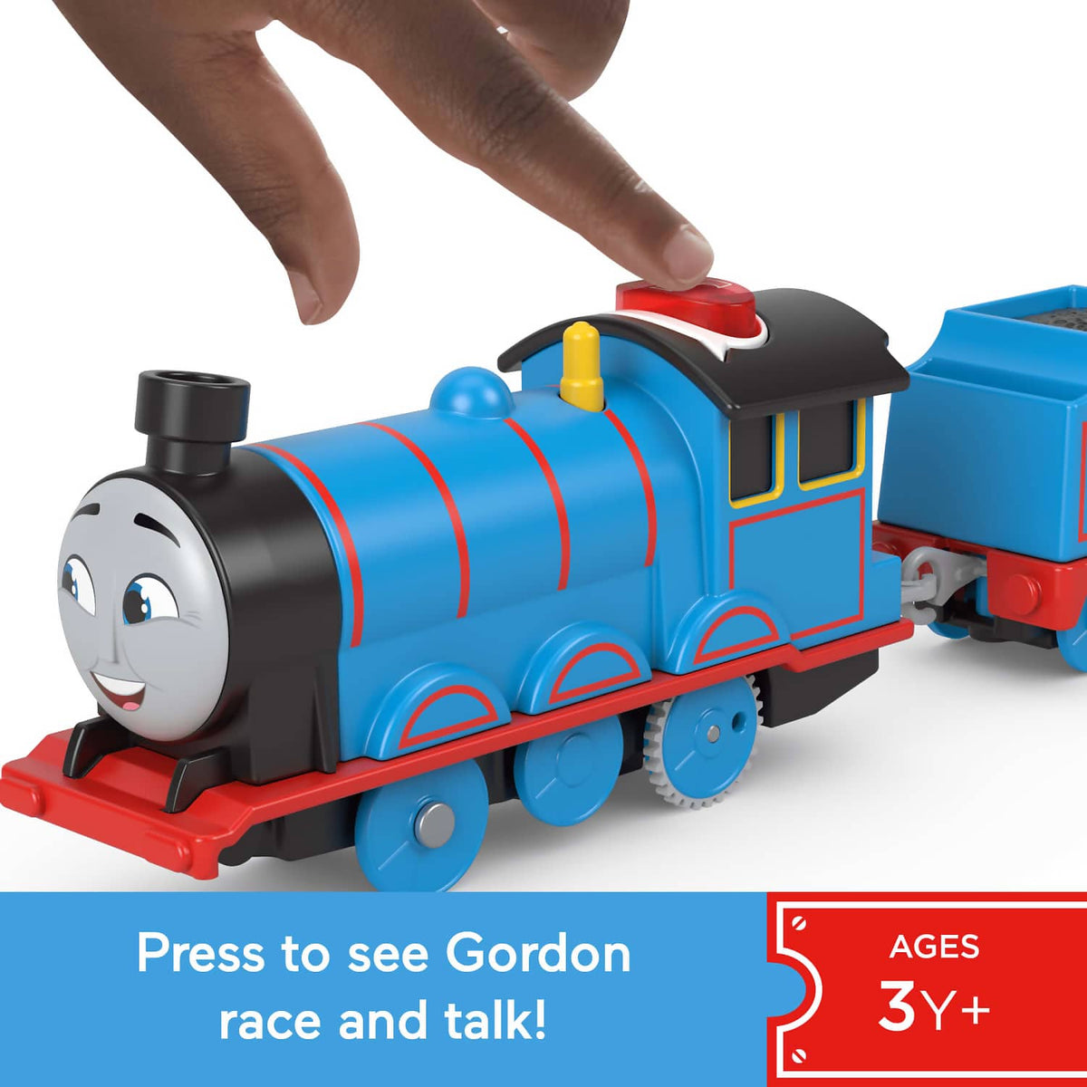 Fisher-Price - Thomas & Friends Talking Gordon Toy Train Motorized Engine With Phrases & Sounds