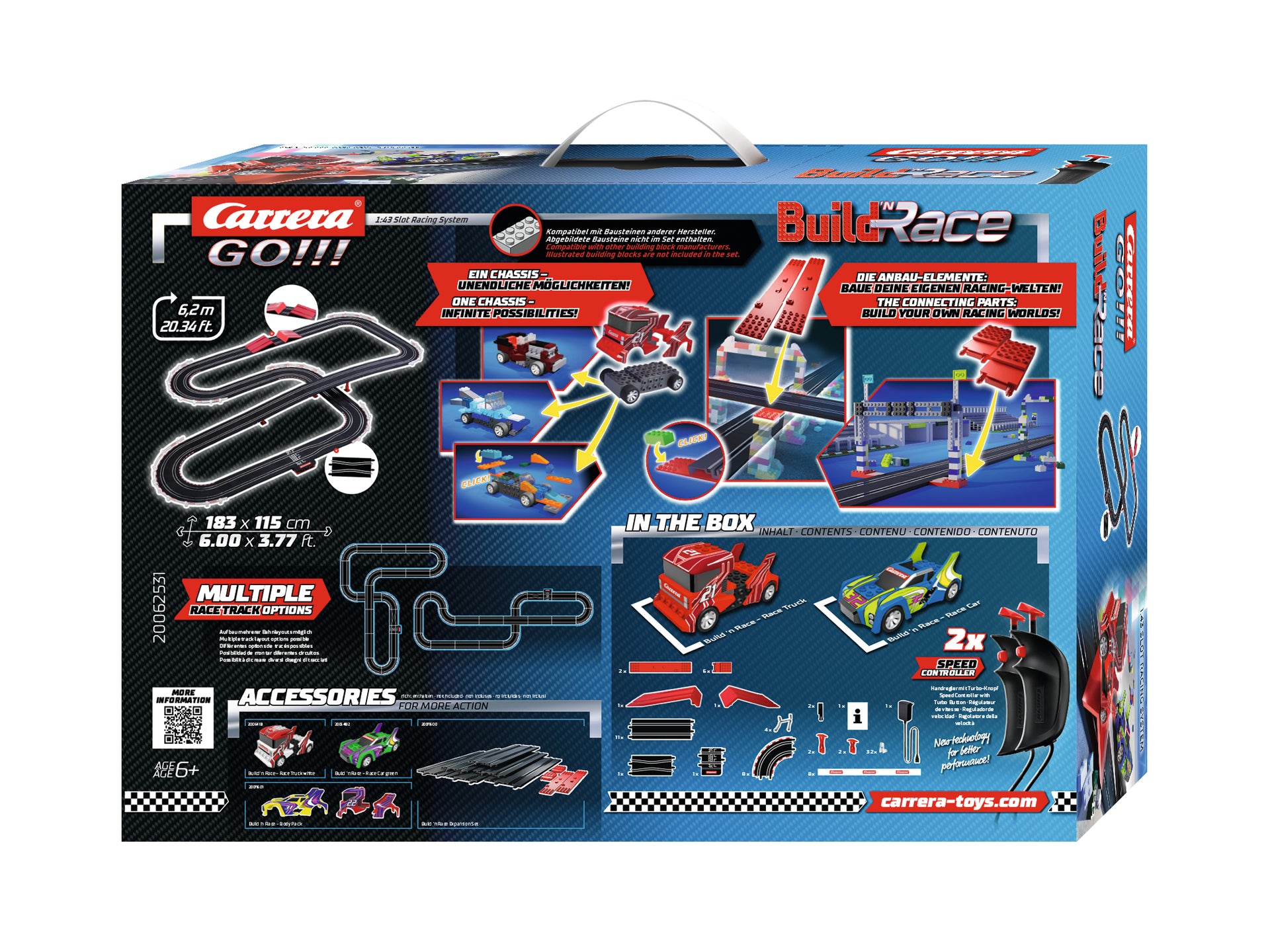 CARRERA - GO BUILD N RACE - RACING SET 6.2