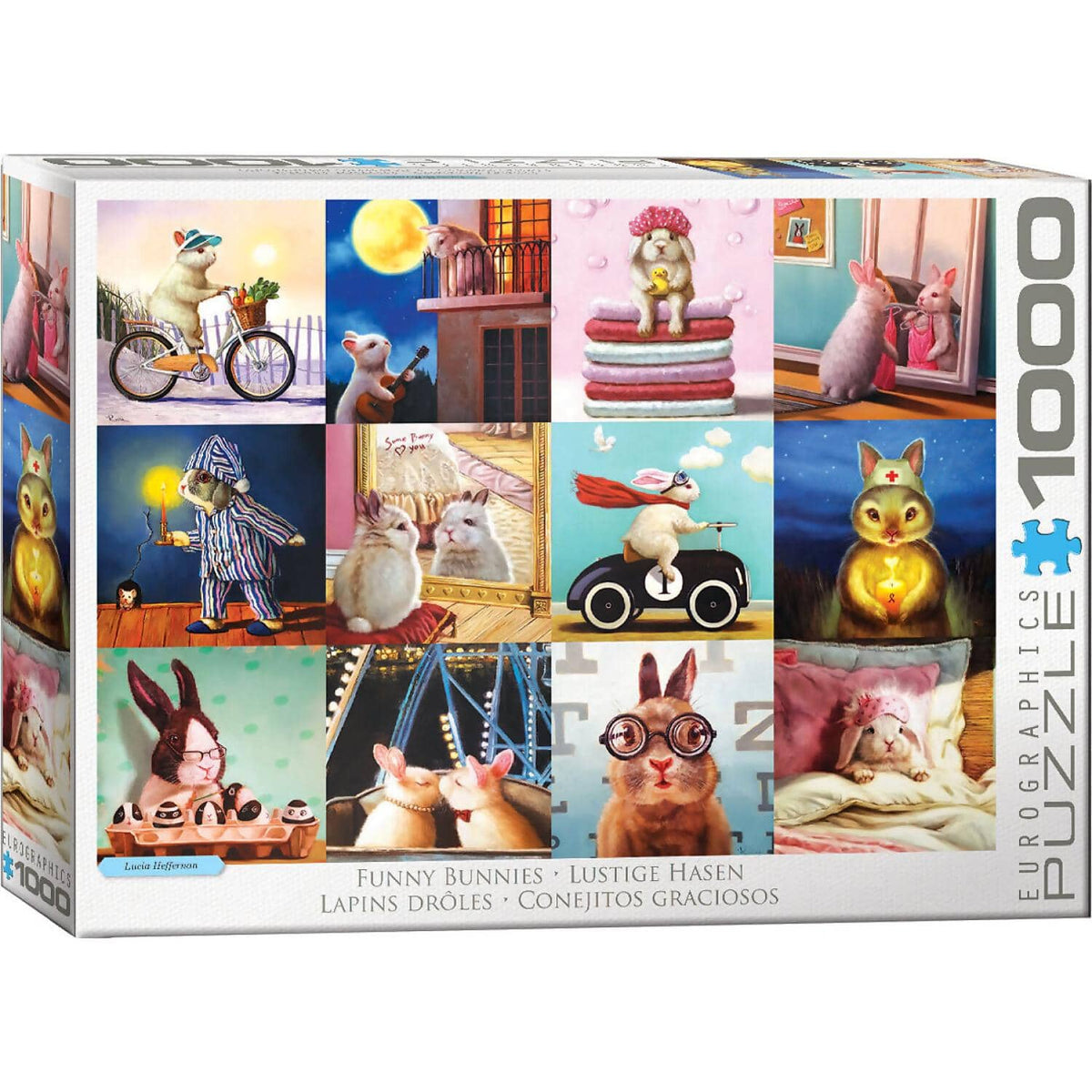 EuroGraphics - Funny Bunnies - Jigsaw Puzzle 1000 Pieces