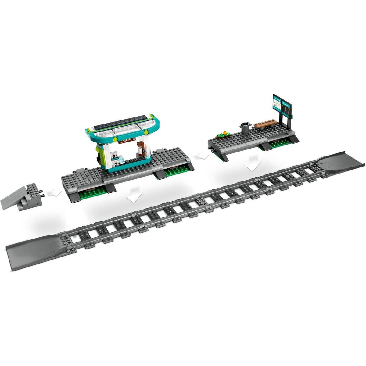LEGO® 60423 Downtown Streetcar and Station - City