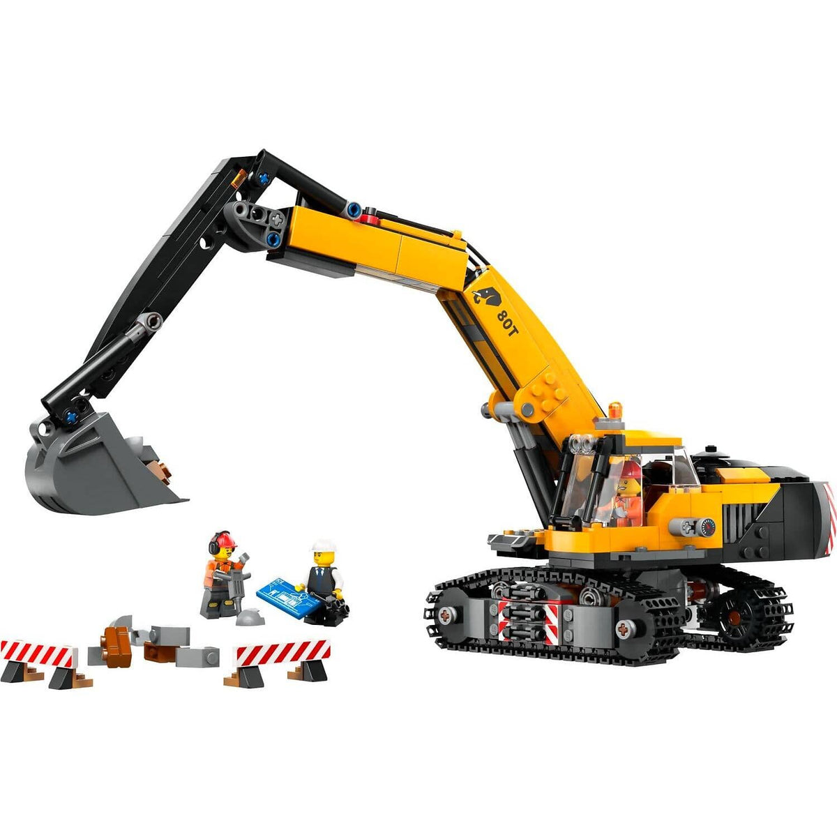 LEGO® 60420 Yellow Construction Excavator - City