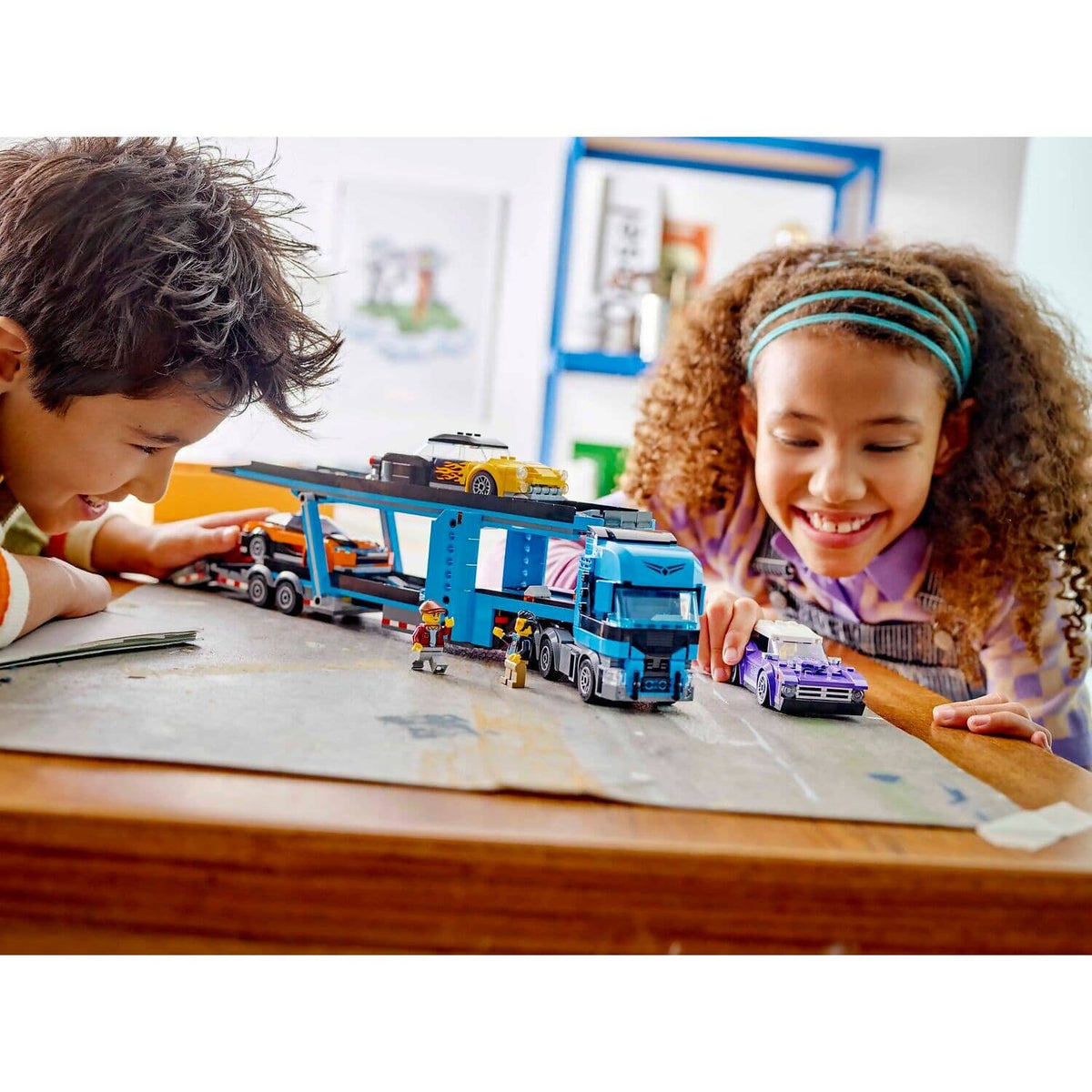 LEGO® 60408 Car Transporter Truck with Sports Cars - City