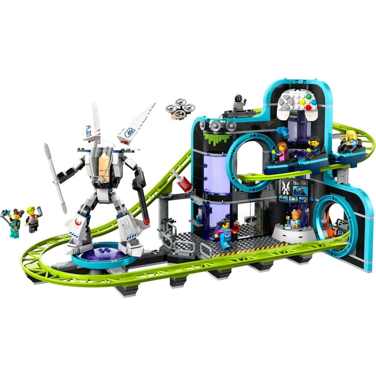 LEGO® 60421 Robot World Roller-Coaster Park - City