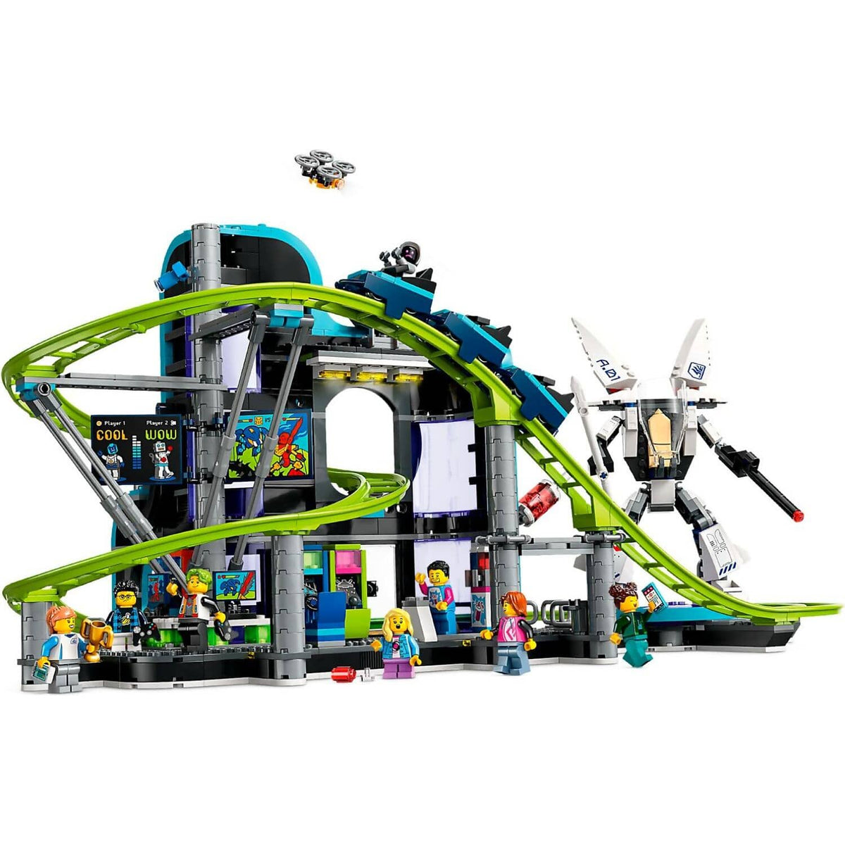 LEGO® 60421 Robot World Roller-Coaster Park - City