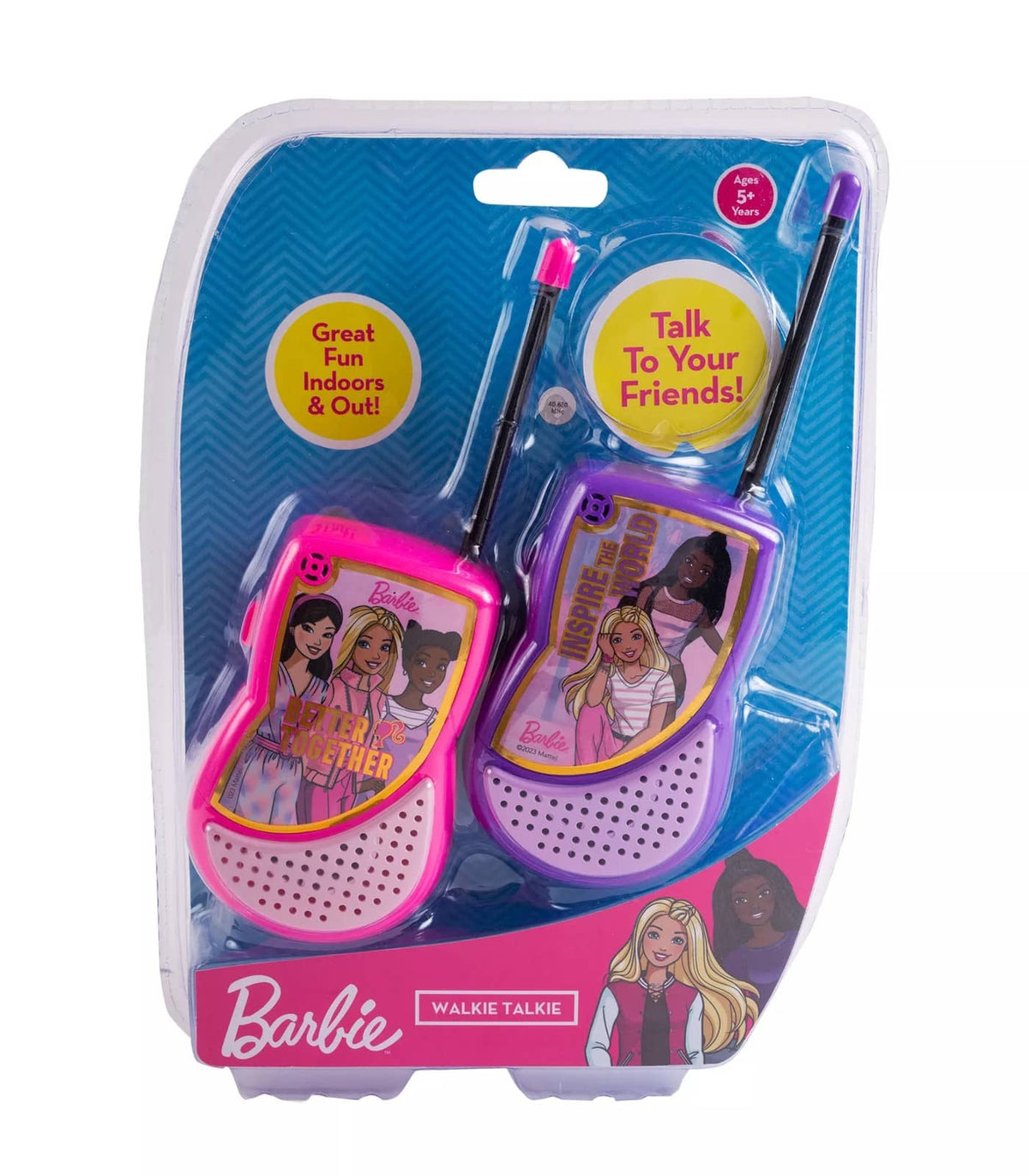 Barbie - 2023 Kids Two-Way Fashion Radio Playset