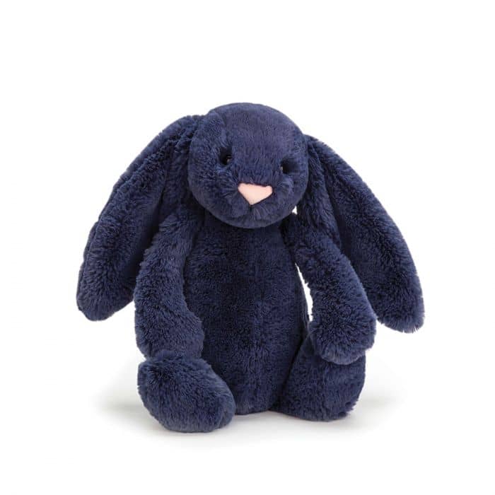 Jellycat - Bashful Navy Bunny Small Blue 18x9x10cm