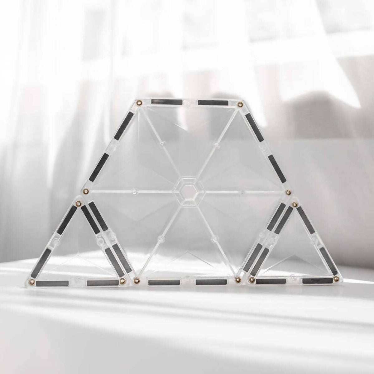 Connetix - Magnetic Tiles Clear Pack 34pc