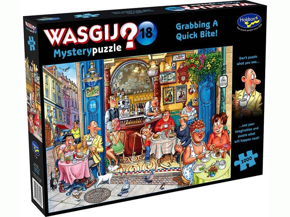 Wasgij? - Mystery 18 Grabbing A Quick Bite Jigsaw Puzzle 1000 Pieces
