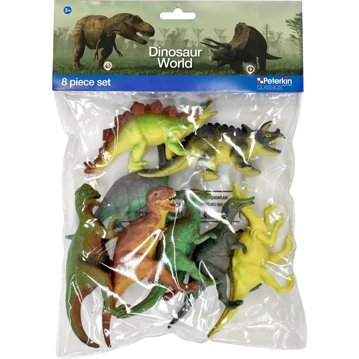 Peterkin - Dinosaur World 8pc Figures