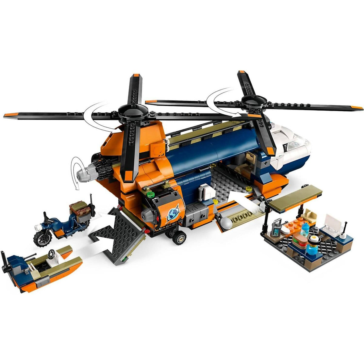 LEGO® 60437 Jungle Explorer Helicopter at Base Camp - City