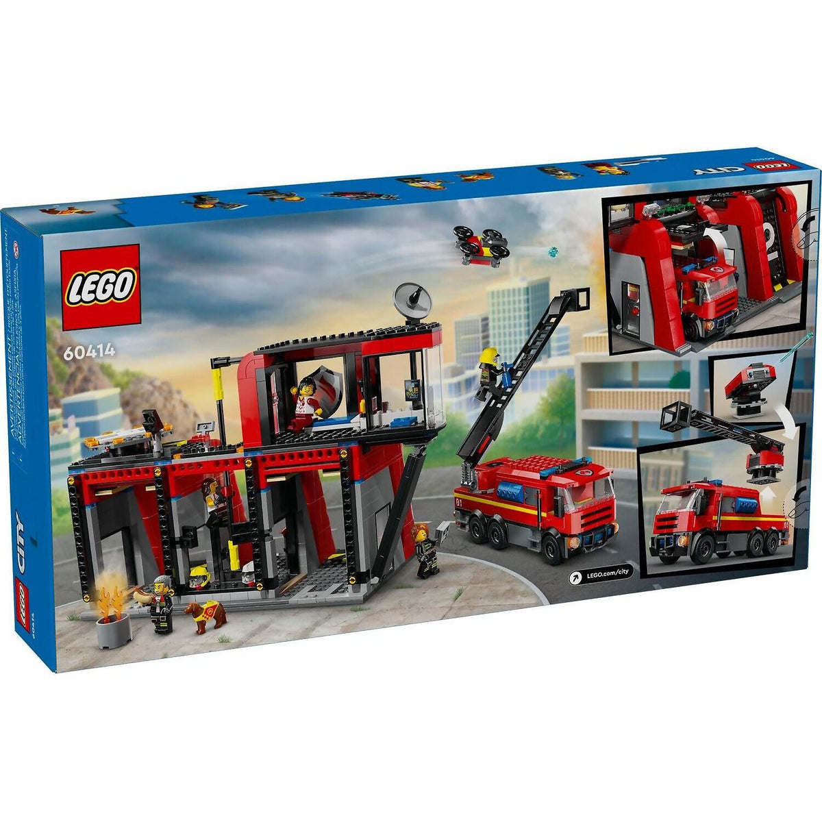 LEGO® 60414 Fire Station with Fire Truck - City