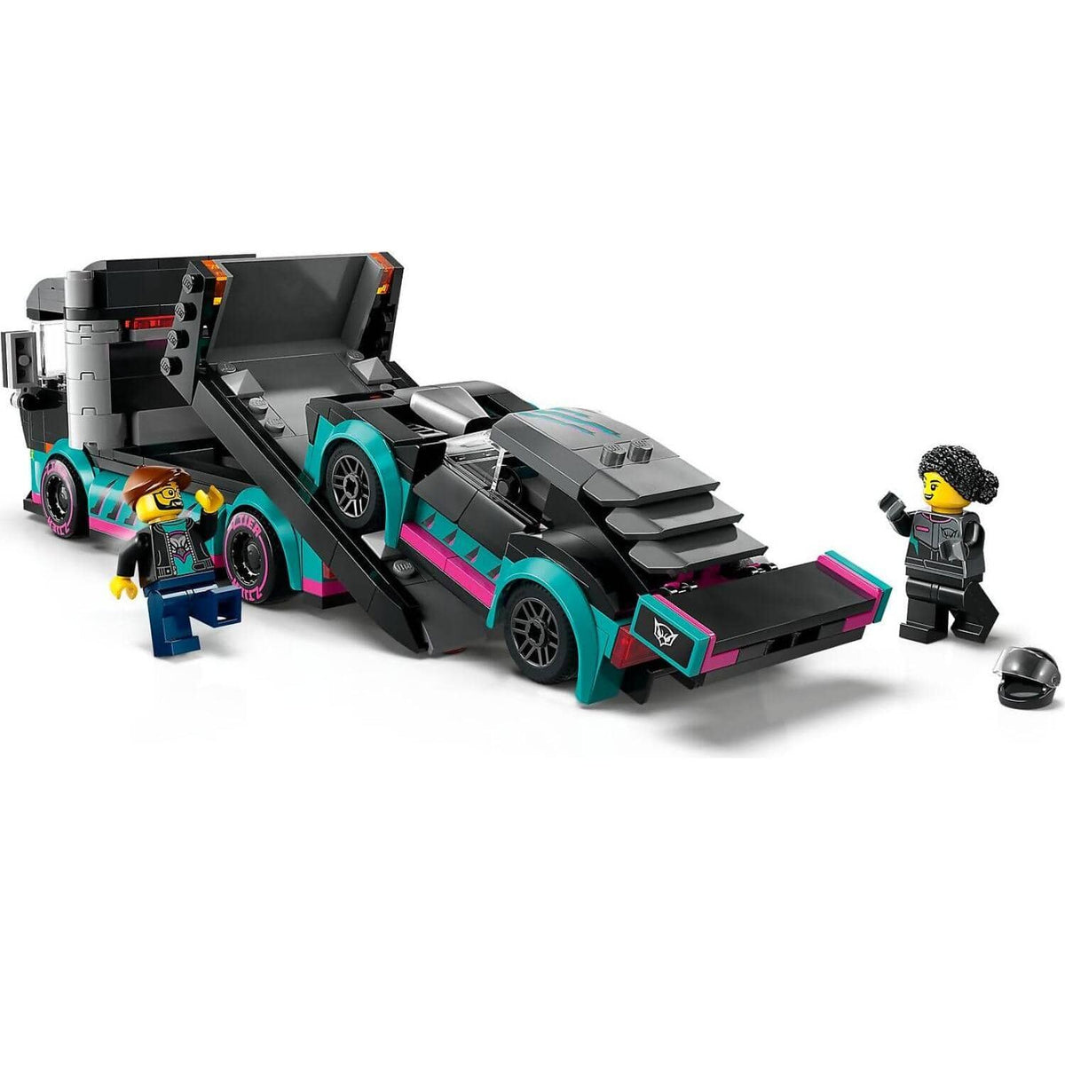 LEGO® 60406 Race Car and Car Carrier Truck - City
