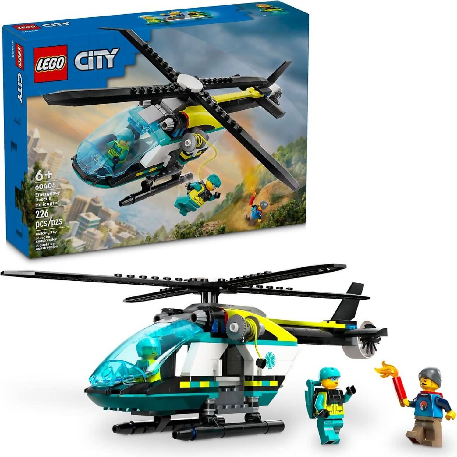LEGO® 60405 Emergency Rescue Helicopter - City