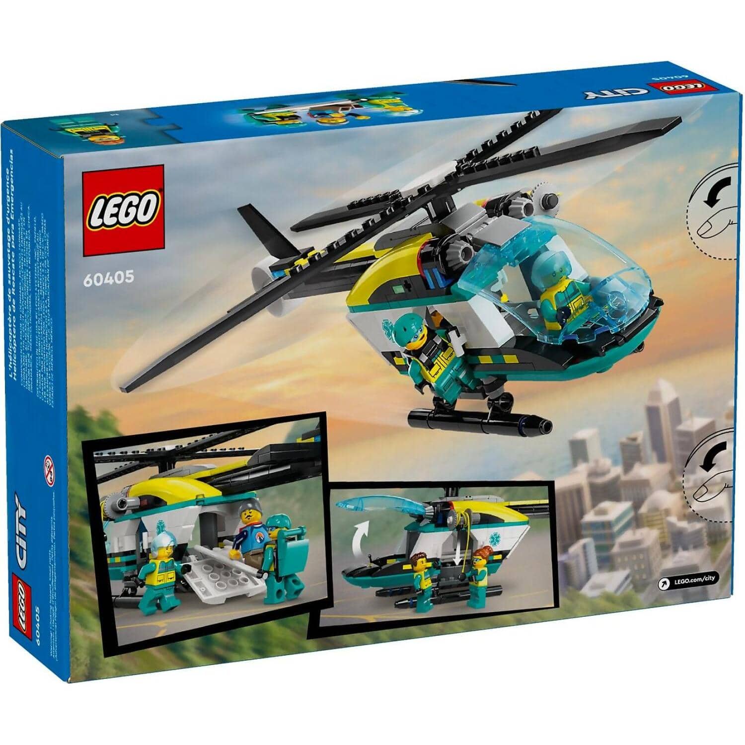 LEGO® 60405 Emergency Rescue Helicopter - City