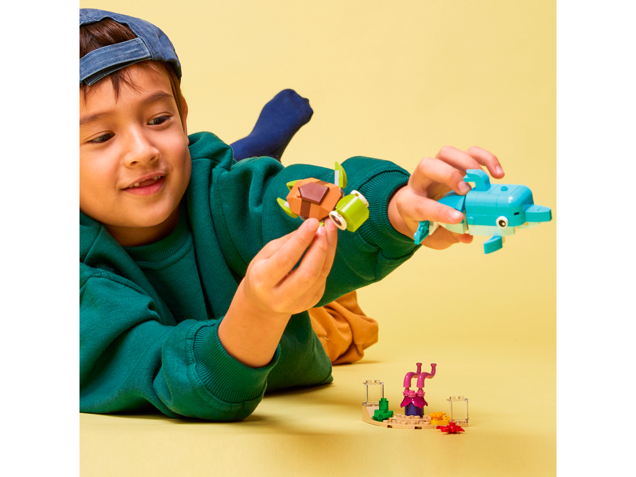 LEGO® 31128 Dolphin and Turtle - Creator 3-in-1