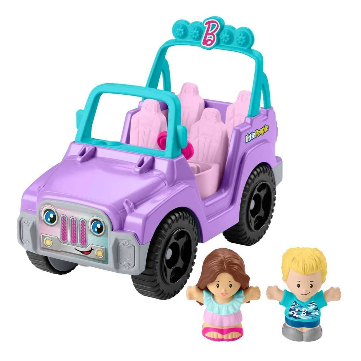 Barbie - Little People With Beach Cruiser Music Sounds And 2 Figures - Fisher-Price