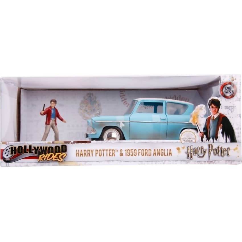 JADA TOYS - HOLLYWOOD RIDES HARRY POTTER 1959 FORD ANGLIA 1:24 SCALE DIECAST VEHICLE