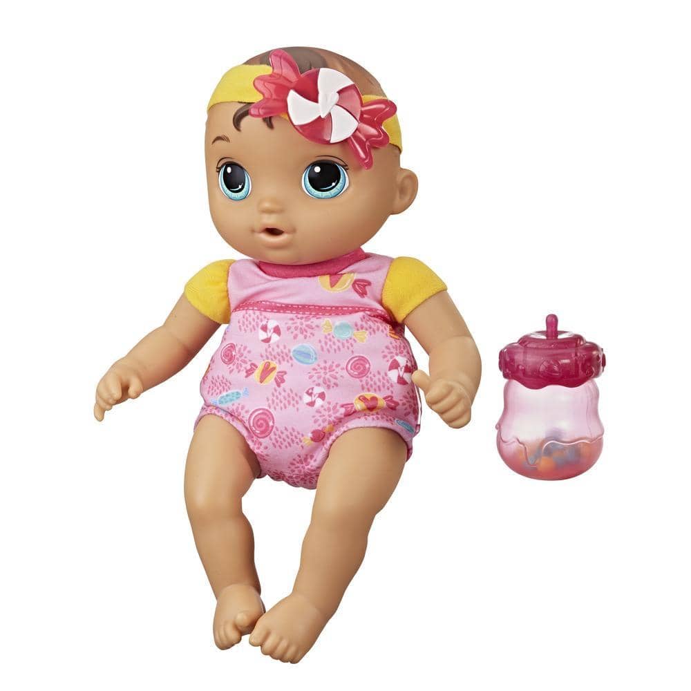 Baby Alive - Sweet N Snuggly Baby Soft-bodied Washable Doll Bottle First Baby Doll Toy For Kids 18 Months Old And Up Hasbro