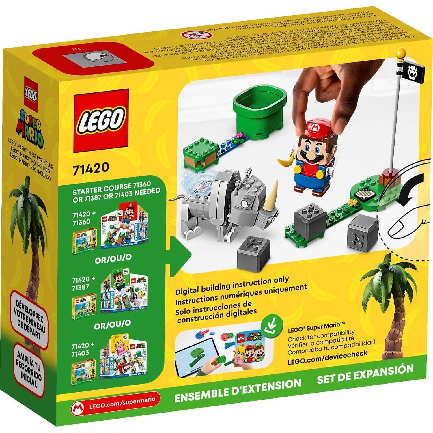 LEGO® 71420 Rambi the Rhino Expansion Set - Super Mario™