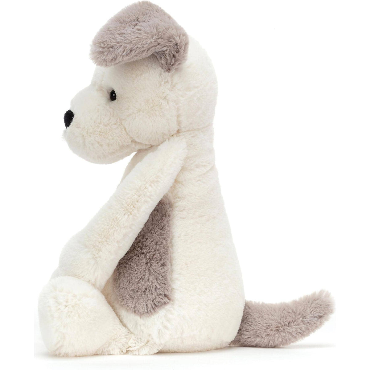 Jellycat - Bashful Grey White Terrier Puppy Medium 31x15x12cm