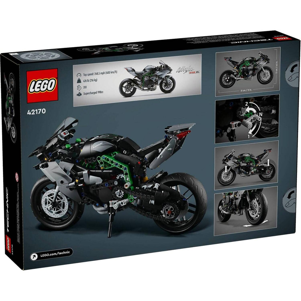 LEGO® 42170 Kawasaki Ninja H2R Motorcycle - Technic