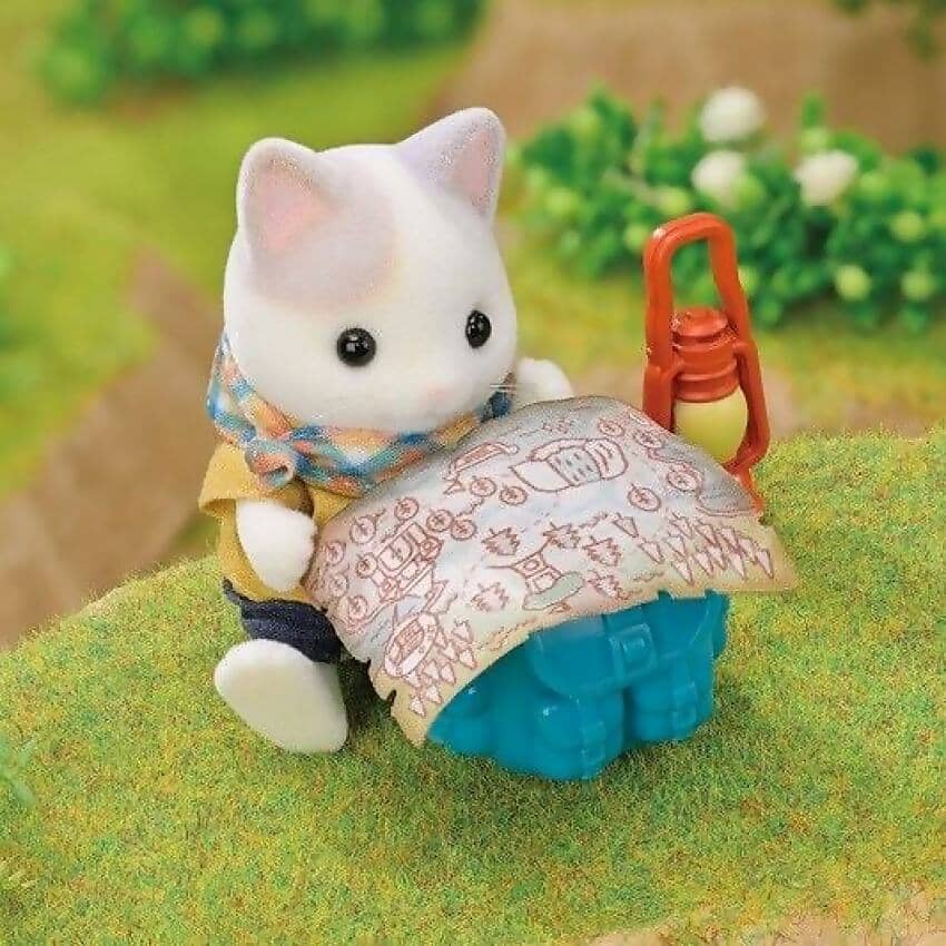 Sylvanian Families - Exciting Exploration Playset -latte Cat Brother & Baby
