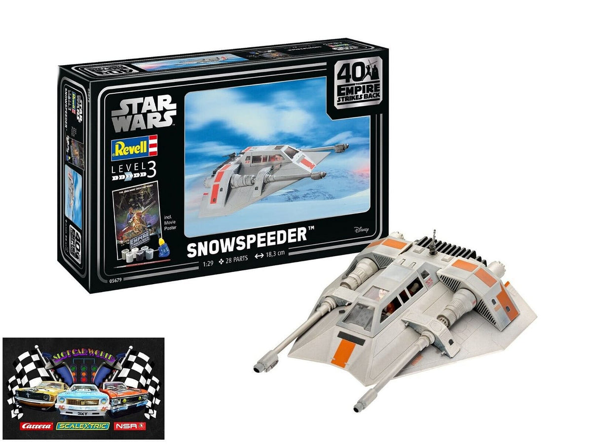 REVELL - STAR WARS 1:29 EMPIRE STRIKES BACK SNOWSPEEDER GIFTSET KIT 05679