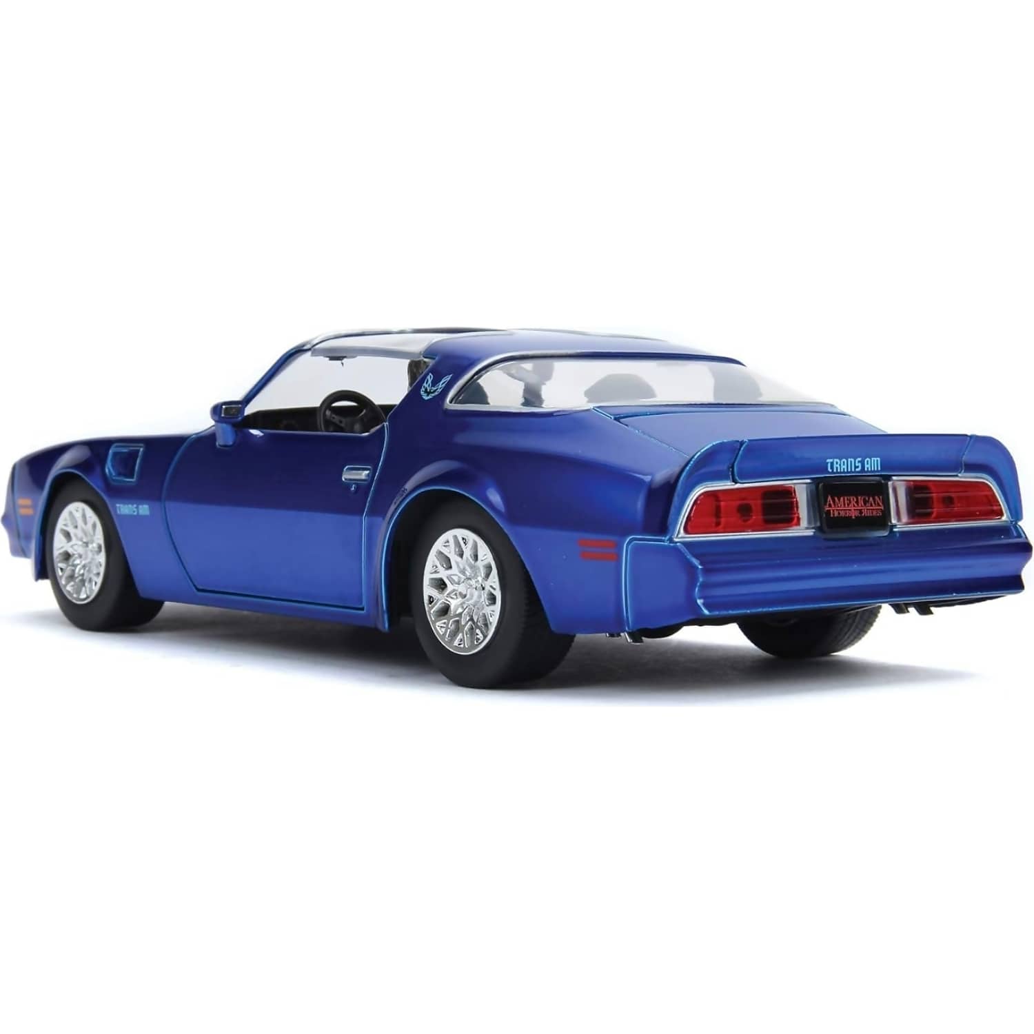 JADA TOYS - HOLLYWOOD RIDES IT 1977 PONTIAC FIREBIRD WITH PENNYWISE 1:24 SCALE DIECAST VEHICLE & FIGURE SET