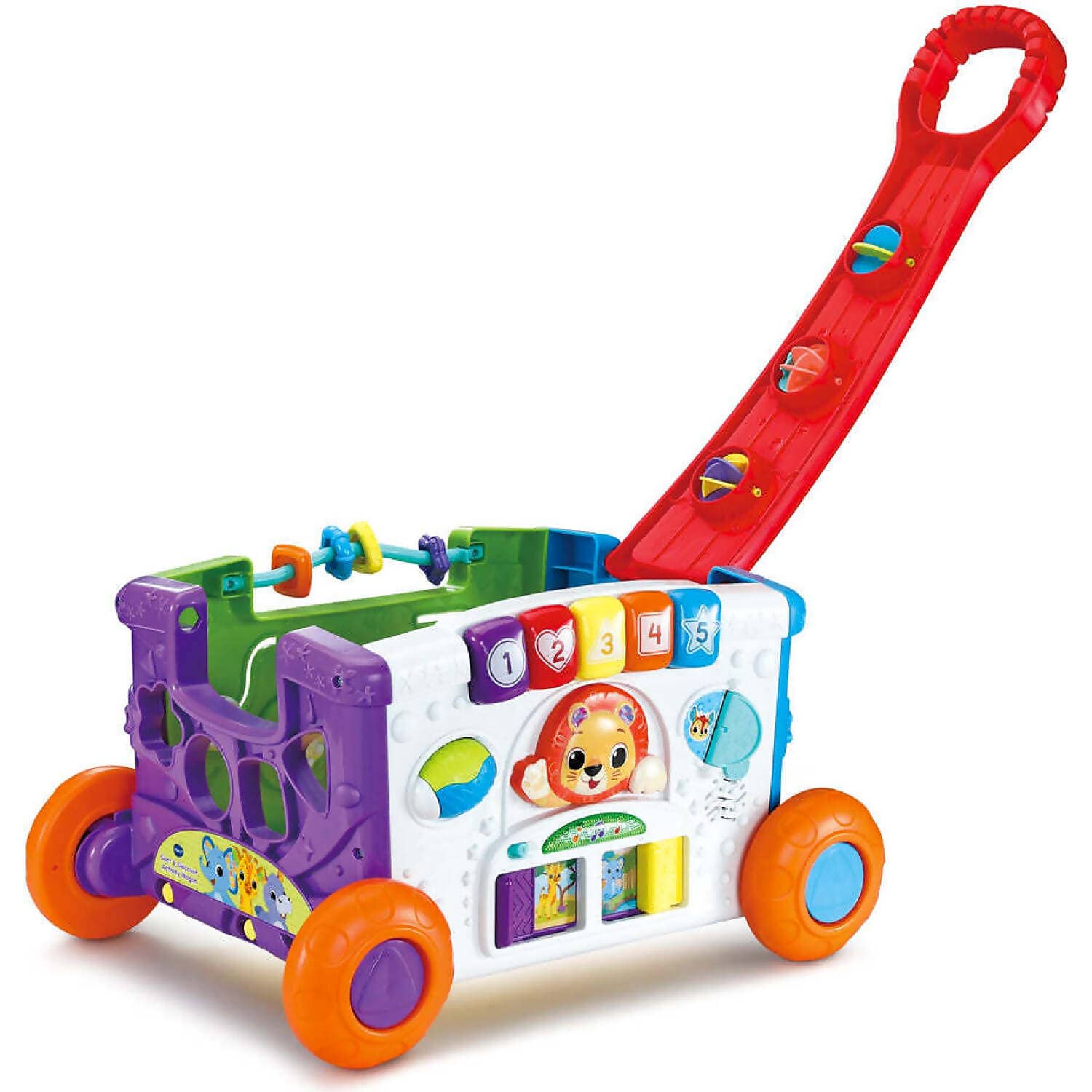 VTech - Sort & Discover Activity Wagon Red