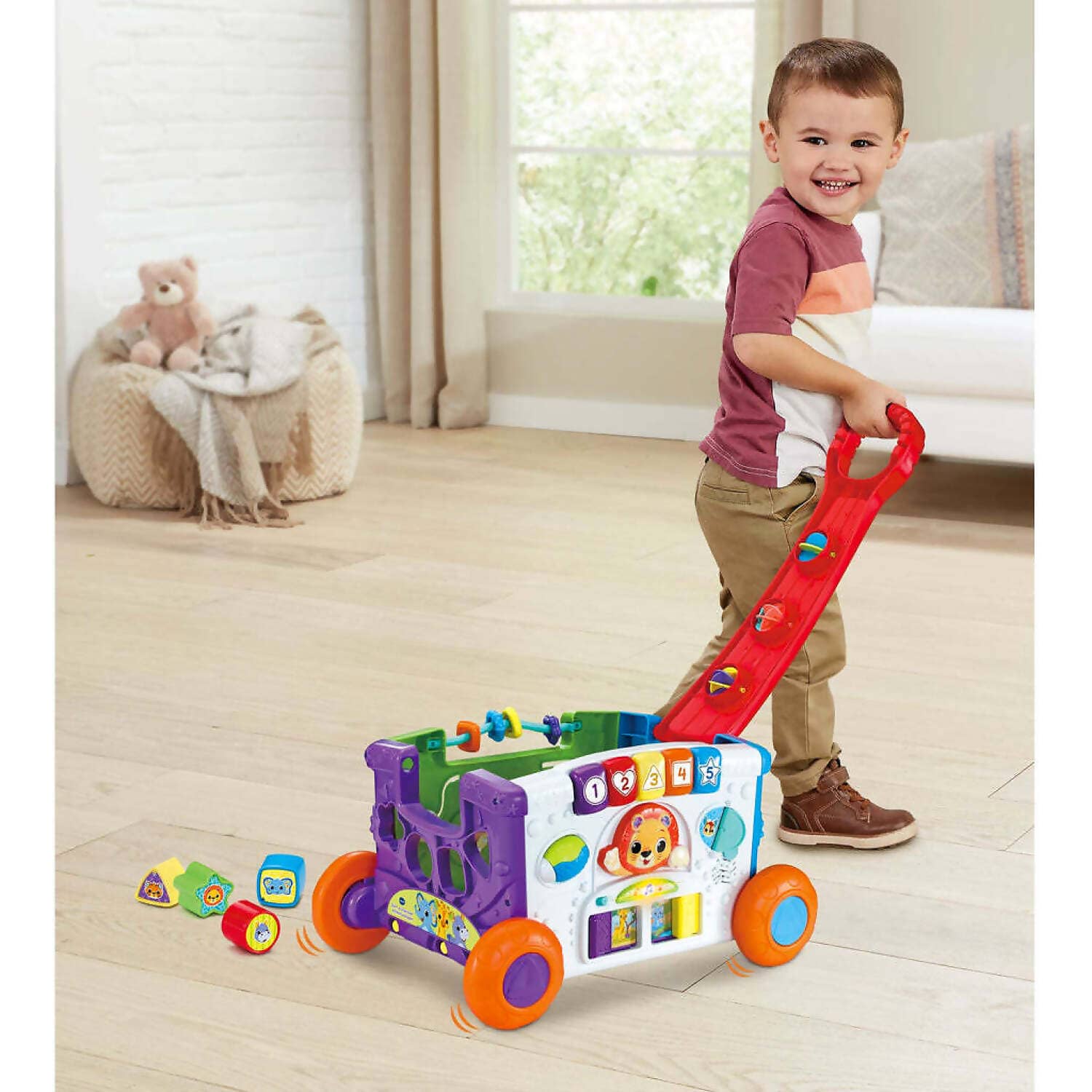 VTech - Sort & Discover Activity Wagon Red