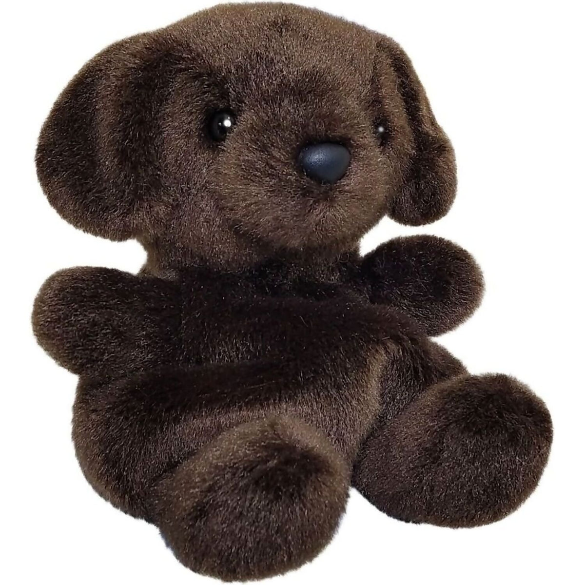 Cotton Candy - Palm Pals 13cm Sienna Choc Labrador Dog Plush