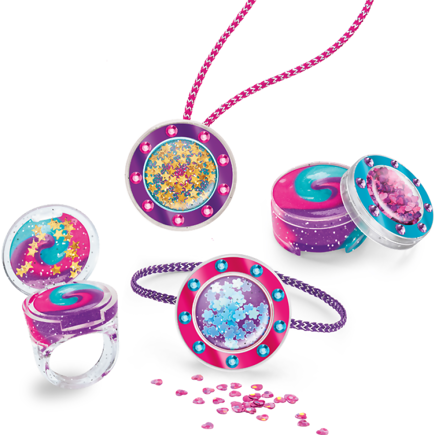Cra-Z-Art - Shimmer N Sparkle Glitter & Gem Lip Gloss Lockets