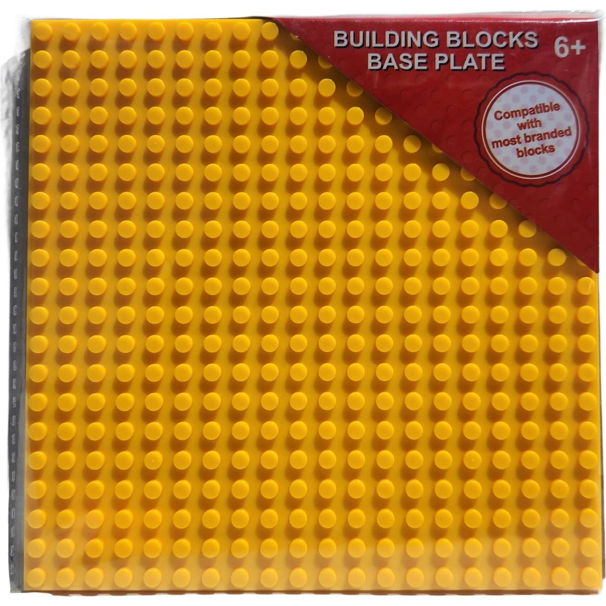 Baseplate XXSmall 20 20 Stud (16x16cm) Bright Yellow Generic Brand Base Plate