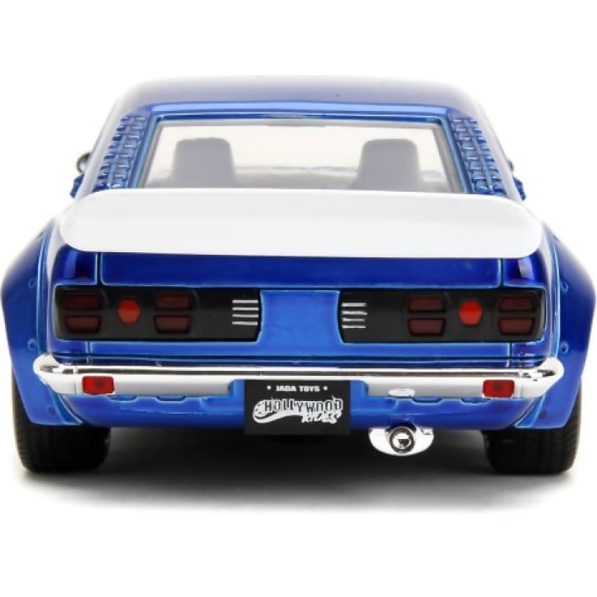 JADA TOYS - POWER RANGERS 1974 MAZDA RX-3 WITH BLUE RANGER 1:24 SCALE DIECAST VEHICLE & FIGURE SET