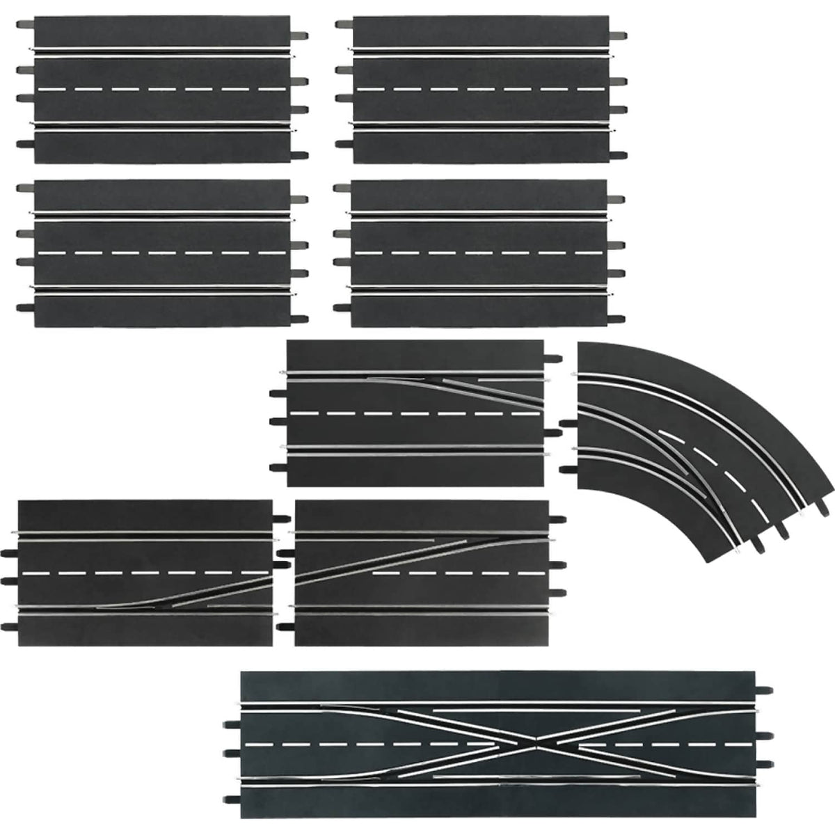 CARRERA - DIGITAL 1:32 ACCESSORIES - DIGITAL EXTENSION SET 9 X PIECES - SLOT CAR TRACK ACCESSORIES ALSO SUITS 1:24