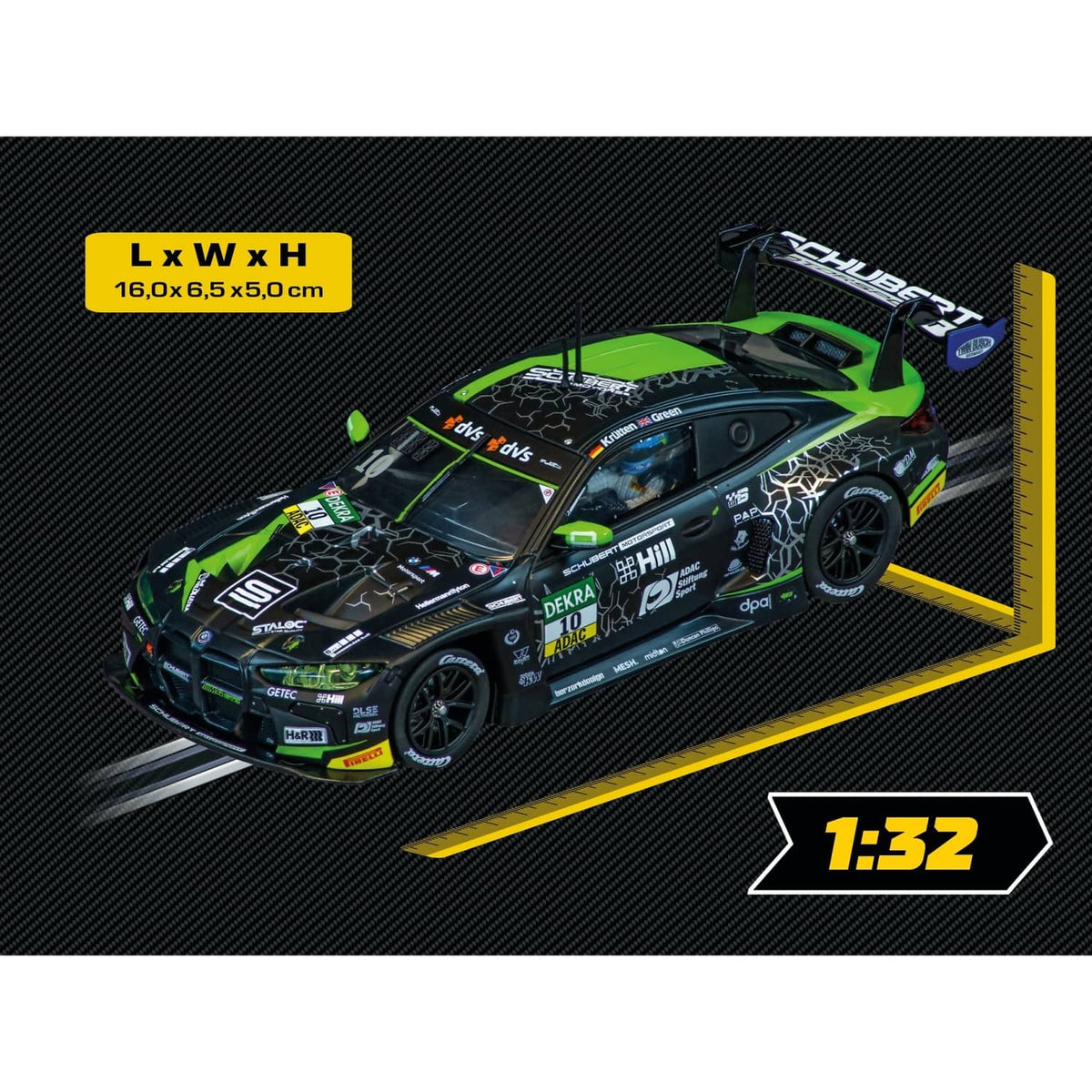 CARRERA - DIGITAL 1:32 - BMW M4 GT3 SCHUBERT MOTORSPORT NO.10 - SLOT CAR ALSO SUITS SCALEXTRIC