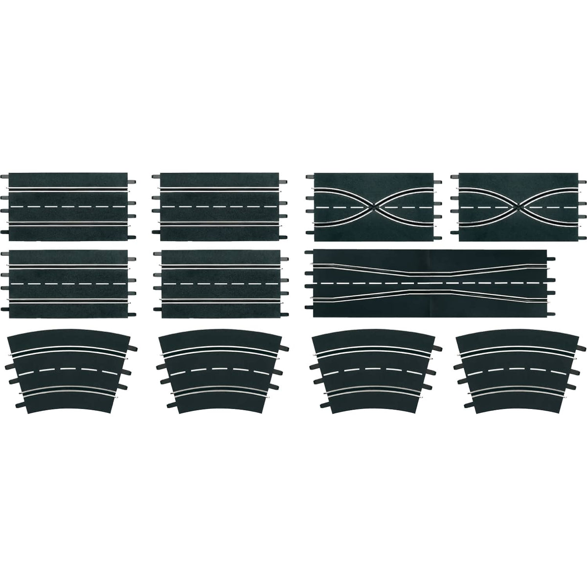 CARRERA - DIGITAL 1:32 ACCESSORIES - EXTENSION SET 3 WITH 12 X TRACK PIECES - SLOT CAR TRACK ACCESSORIES ALSO SUITS 1:24