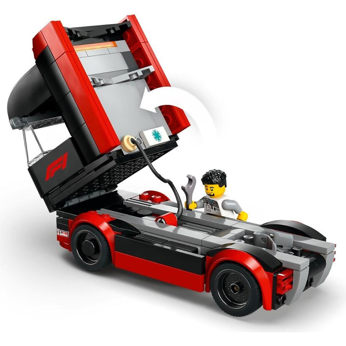 LEGO® 60445 F1 Truck with RB20 & AMR24 F1 Cars - City
