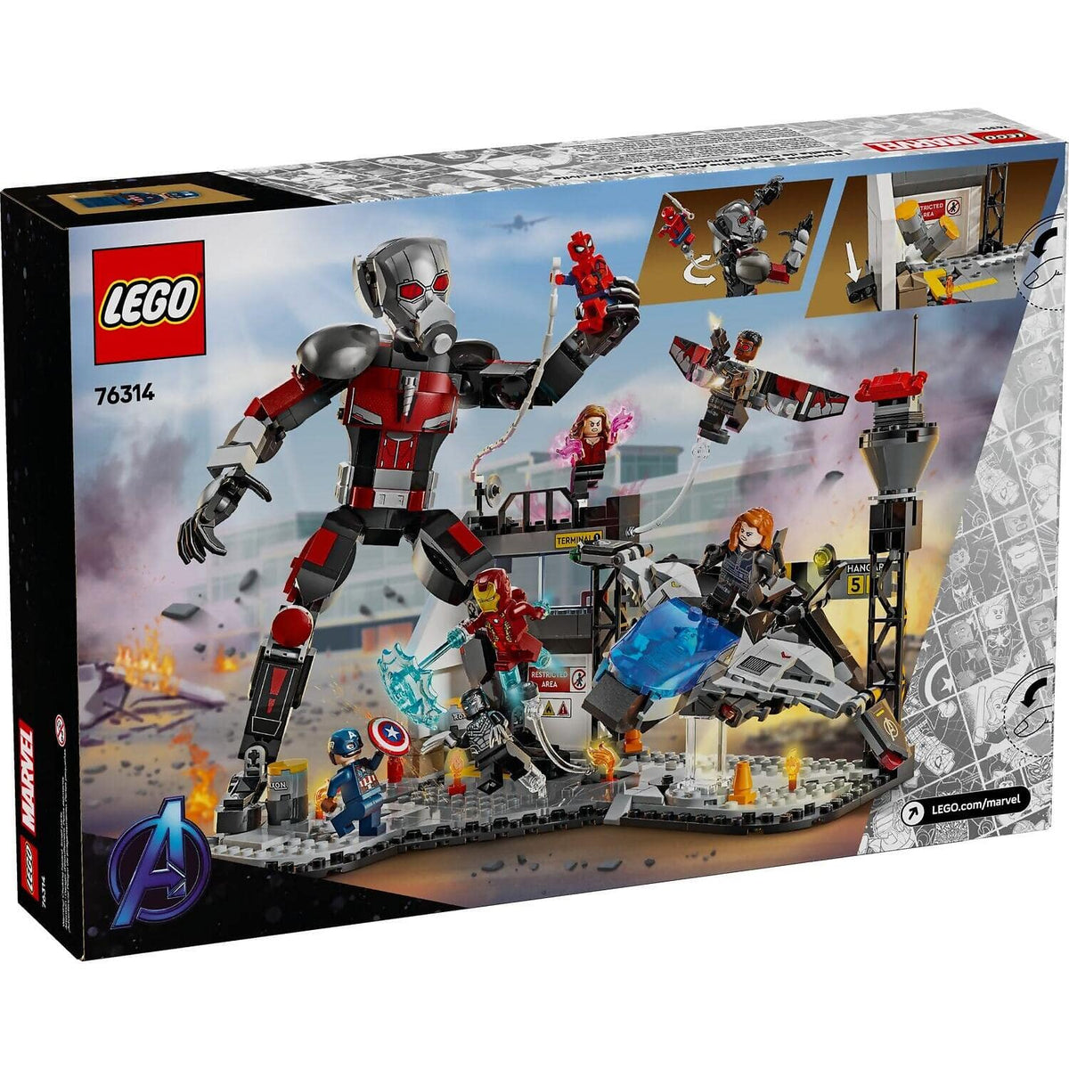 LEGO® 76314 Captain America: Civil War Action Battle - Marvel Super Heroes
