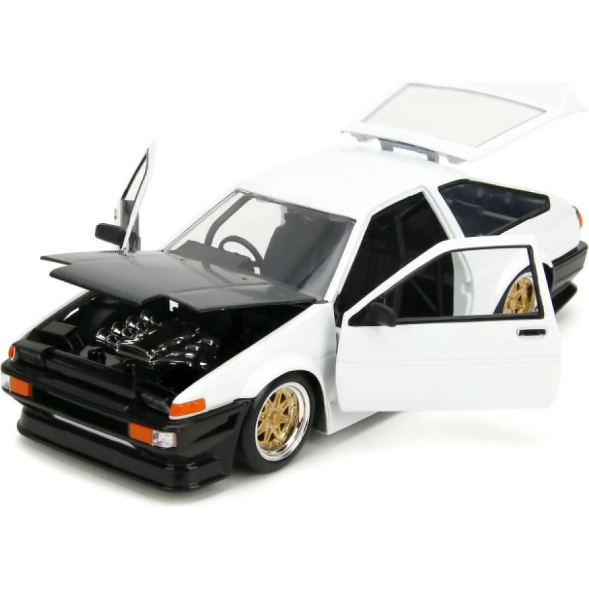 JADA TOYS - JDM TUNERS 1986 TOYOTA TRUENO AE86 1:24 SCALE DIECAST VEHICLE