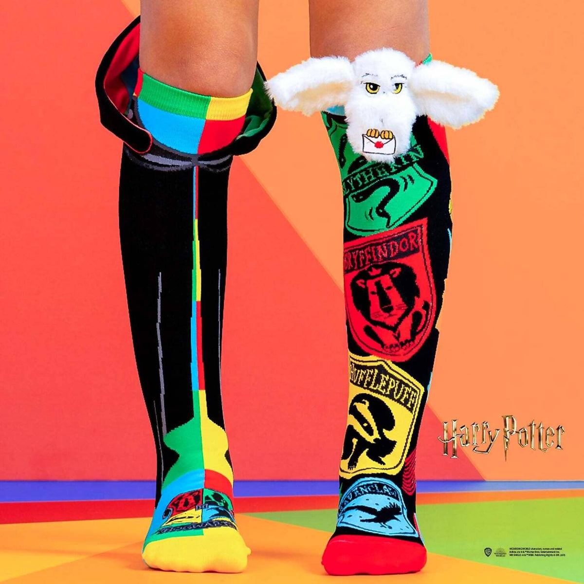 Madmia - Hogwarts & Hedwig Socks Kids & Adults Age 6y+