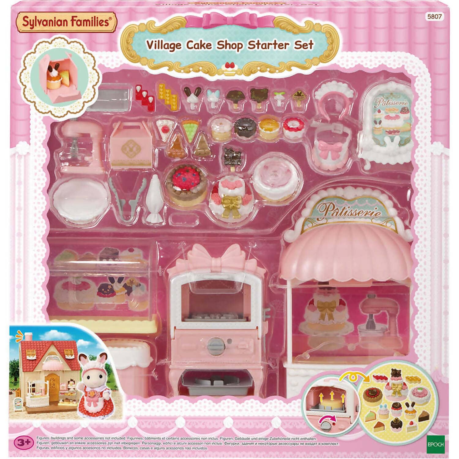 Sylvanian Families - Village Cake Shop Starter Playset Animal Doll Playset