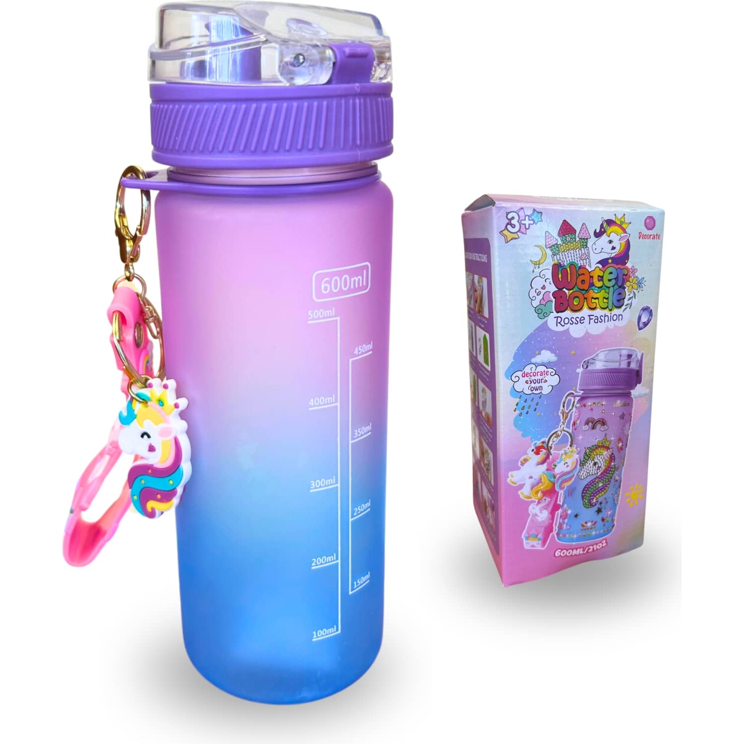 RP Dean - Sticker Water Bottle With Keychain