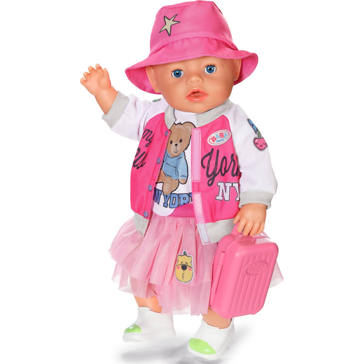 BABY born - Baby Doll Deluxe Travel Outfit Set 43cm (doll Not Included)