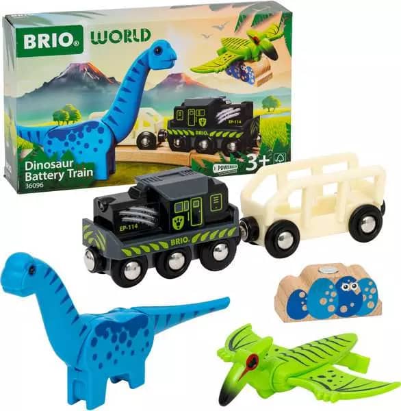 BRIO World - Dinosaur Battery Train 5pce